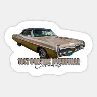 1967 Pontiac Bonneville Convertible Sticker